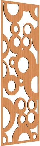 Miniatura 193 de Farwell Paneles de pared decorativos de madera con calado, 13 3/8 pulgadas de ancho x 34 3/8 pulgadas de alto x 1/4 de alto, roble rojo rojo
