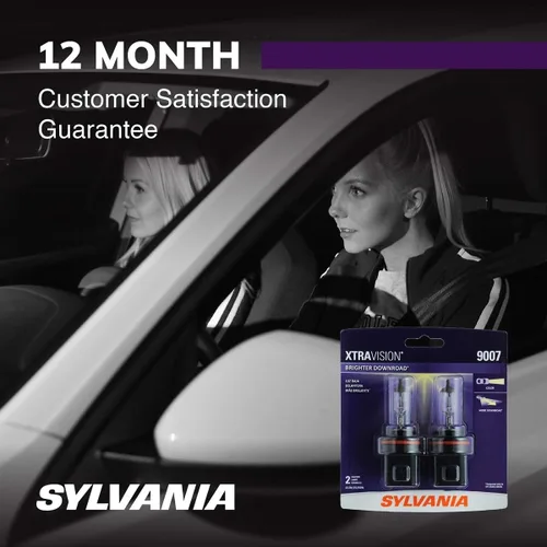 Miniatura 8 de SYLVANIA - 9007 XtraVision - Bombilla halógena de alto rendimiento para faros delanteros, luz alta, luz baja y bombilla de repuesto antiniebla