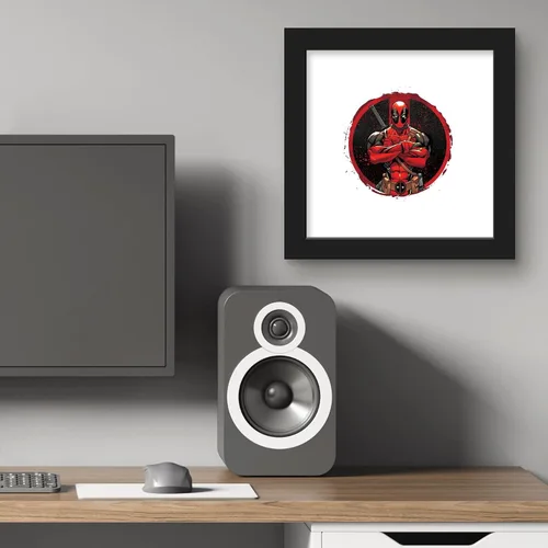 Miniatura 6 de Trends International Gallery Pops Marvel Comics Deadpool - Póster de pared con insignia de brazos cruzados, 12 x 12 pulgadas, versión enmarcada