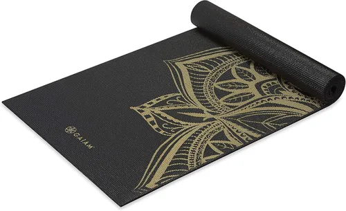 Miniatura 7 de Gaiam - Alfombrilla de yoga, 6 mm, extra gruesa, antideslizante, de primera calidad, para todo tipo de yoga, pilates y ejercicios en el suelo