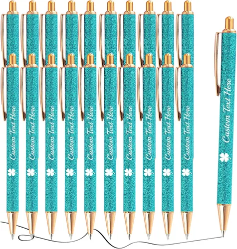 Miniatura 84 de Aolun 10 bolígrafos personalizados con nombre, bolígrafo retráctil con mensaje de texto para mujeres, enfermeras, escritura, cumpleaños, graduación