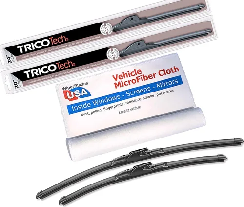 Miniatura 11 de Juego de limpiaparabrisas para Lexus ES300 1992 Trico Tech Beam Blades Juego de limpiaparabrisas con microfibra interior de coche