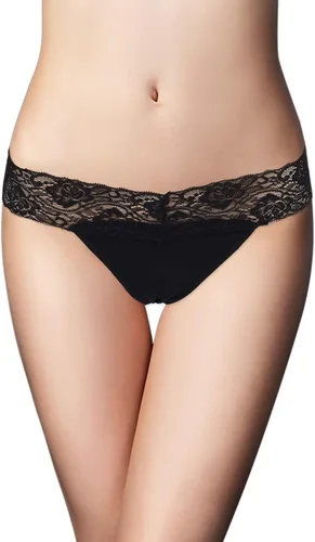 Miniatura 2 de 20 Pack Womens Lace Thongs Underwear Seamless T Back Low Waist See Through Panties