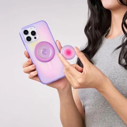 Miniatura 6 de PopSockets Soporte para teléfono MagSafe con patas, soporte magnético, parte superior intercambiable, agarre seguro para fundas MagSafe de iPhone