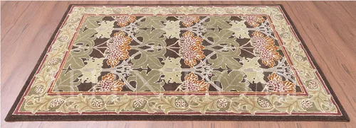 Miniatura 7 de Allen Home Alfombra de Área de Lana - Alfombra Decorativa Tradicional - Alfombras de Área Adecuadas para Sala de Estar, Dormitorio, Comedor - 100%