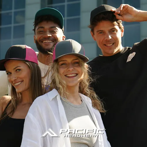Miniatura 4 de Pacific Headwear Snapback Trucker elegante gorra unisex para comodidad durante todo el día