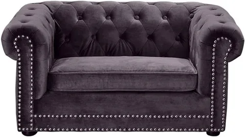 Miniatura 2 de TOV Furniture The Dachshund Collection - Sofá elevado tapizado de terciopelo hecho a mano para mascotas, color gris