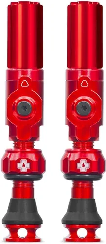 Miniatura 7 de Muc-Off Big Bore - Válvulas híbridas sin cámara, iridiscentes de 1.772 in, tapones antipolvo de precisión para bicicletas con revolucionaria