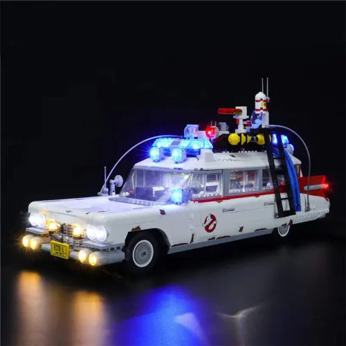 GEAMENT Kit de luz LED compatible con Lego 10274 Ghostbusters ECTO-1 (Ver.2020) - Juego de iluminación para modelo de construcción de creadores