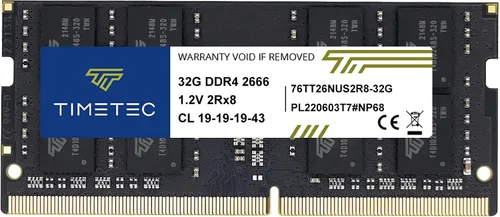 Miniatura 20 de Timetec Kit de 16 GB (2 x 8 GB) DDR4 2666 MHz (PC4-2666V) PC4-21300 SODIMM RAM para portátil - Módulo de memoria sin búfer de 260 pines 1.2 V CL19