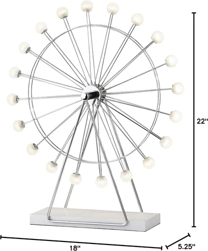 Miniatura 8 de Adesso Home 2120-22 Lámpara de mesa LED de transición de la colección Coney en acabado cromado, 5.25 pulgadas, grande, bronce
