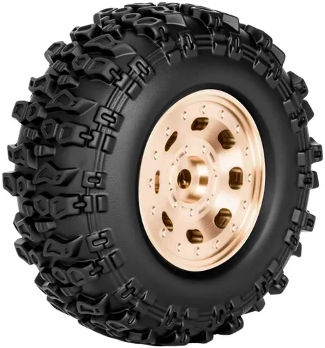 Miniatura 3 de Neumáticos RC de 0.7 "1.260 * 0.512 in para 1/30 Axial SCX30 RC Crawler Wheels Actualizaciones Piezas