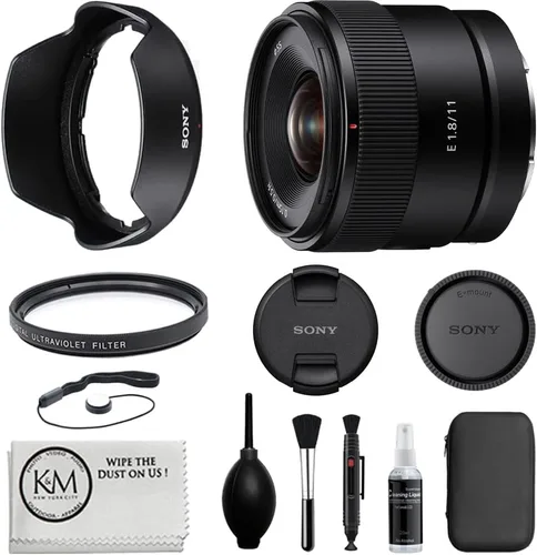 Miniatura 7 de Sony E 0.433 in F1.8 APS-C Ultra-gran angular Prime para cámaras, negro