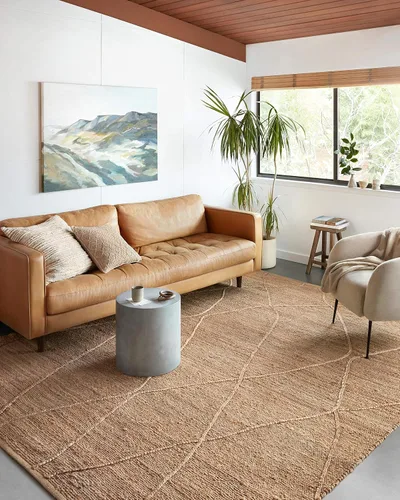 Miniatura 2 de Loloi Bodhi Collection BOD-05 Natural/Natural 5'-0" x 7'-6" Area Rug
