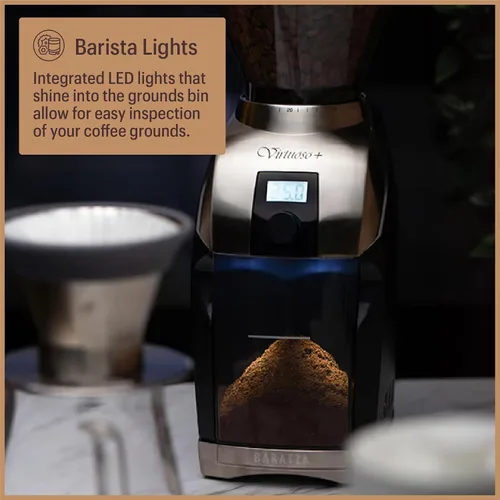 Miniatura 9 de Baratza Virtuoso+ Molinillo de café ZCG587BLK, Negro