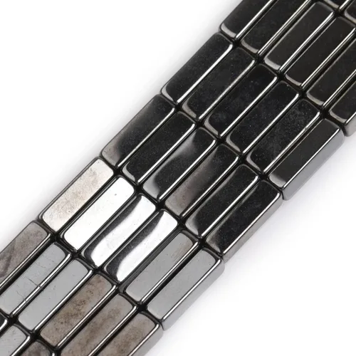 Miniatura 26 de HAAMIIQII 35 piezas de cuentas de gema suelta de hematita negra natural de 12 mm en forma circular, cuentas de piedra espaciadora para hacer