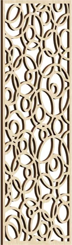 Miniatura 175 de Latrobe Paneles de pared decorativos de madera con calado, 9 3/8 pulgadas de ancho x 24 3/8 pulgadas de alto x 3/8 de alto, roble rojo rojo (Red Oak)
