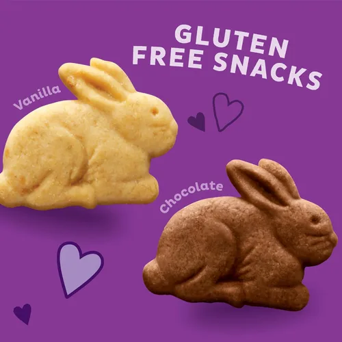 Miniatura 2 de Annie's Galletas de conejo de cacao y vainilla sin gluten, 6.75 onzas