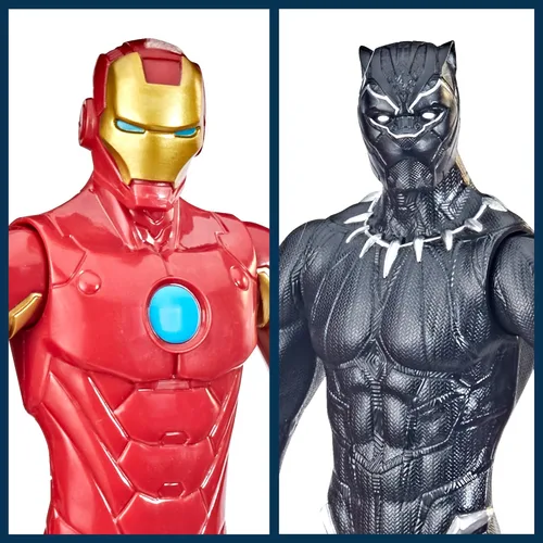 Miniatura 5 de Marvel Titan Hero Series - Figura de acción multipaquete, 6 figuras de acción, juguetes de 12 pulgadas, inspirados en Marvel Comics, para niños de 4