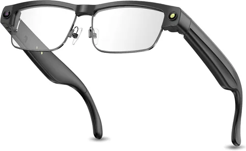 Lentes inteligentes Bluetooth con cámara HD, grabación de video 1080P, voz AI, chatgpt, audio de oído abierto, música, llamadas, micrófono ANC,