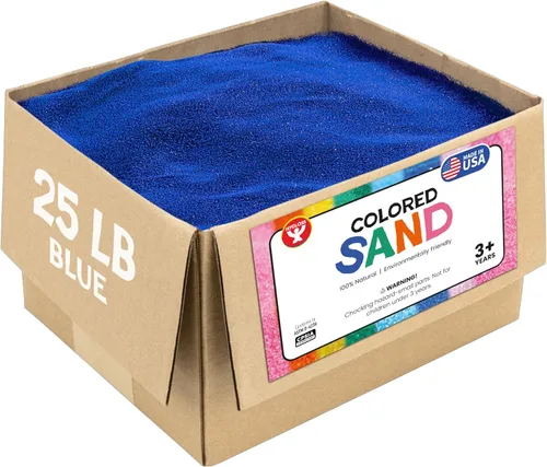 Miniatura 49 de Hygloss Arena de colores para manualidades – Botella de 1 libra, magenta – Juegos de arte de arena fina y colorida vibrante para niños – Actividades
