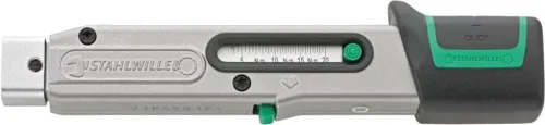 Miniatura 4 de Stahlwille Llave dinamométrica 730, tamaño 2, 4-20Nm, inserto de 0.354x0.472 in, 7.047 in de largo, con portaherramientas para herramientas