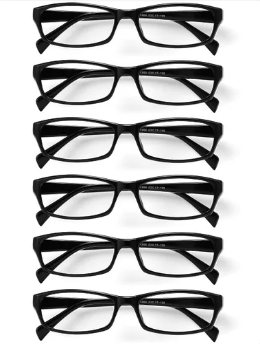 Miniatura 10 de Gaoye 2.25 Gafas de lectura para mujer, 6 unidades, anteojos de moda para mujer con bisagra de resorte, gafas de lectura de luz azul * Mezcla