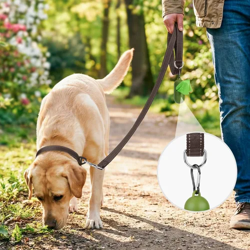 Miniatura 2 de Joytale - Correa reflectante de doble cara para perro, 6, 5 y 4 pies, resistente de nailon, asa acolchada, para pasear perros medianos y grandes