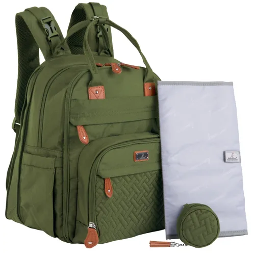 Miniatura 31 de BabbleRoo - Mochila para pañales - Bolso de viaje con artículos esenciales para bebés - Mochila multifuncional resistente al agua, bolso de viaje