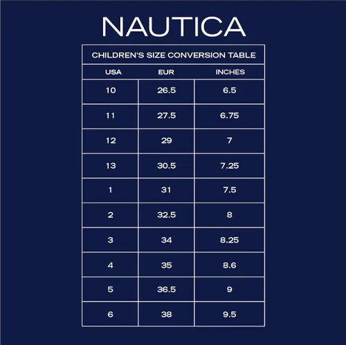 Miniatura 6 de Nautica - Tenis modernos para niños, diseño con una correa, tenis para correr y atletismo (bebés y niños pequeños)