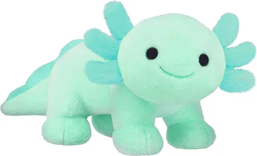 Miniatura 2 de Axolotl - Peluche suave y lindo de ajolote, muñecas de peluche Kawaii para niños, regalo para niñas y niños (verde)
