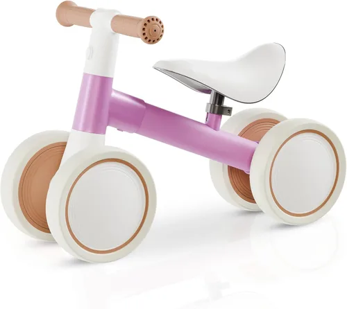 Bicicleta de Equilibrio Personalizada para Bebés de 1 Año | Ligera y Segura - Sin Bordes Agudos | Ruedas Silenciosas para Paseos Suaves y Tranquilos