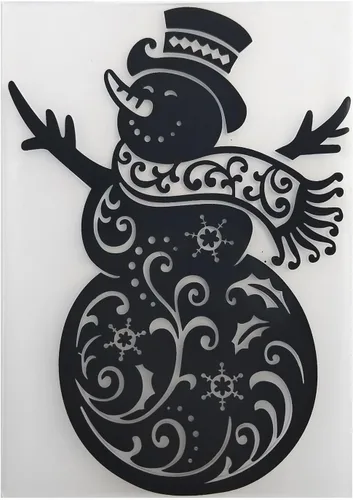 Miniatura 16 de DzIxY Carpetas de plástico en relieve de Feliz Navidad para suministros de fabricación de tarjetas, plantillas de papel 3D para álbumes de recortes