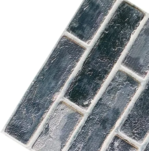 Miniatura 11 de Pegatinas de pared de ladrillo de espuma XPE con textura 3D de 13.78 x 30.31 pulgadas, papel tapiz de ladrillo sintético, paneles de pared Estilo 1