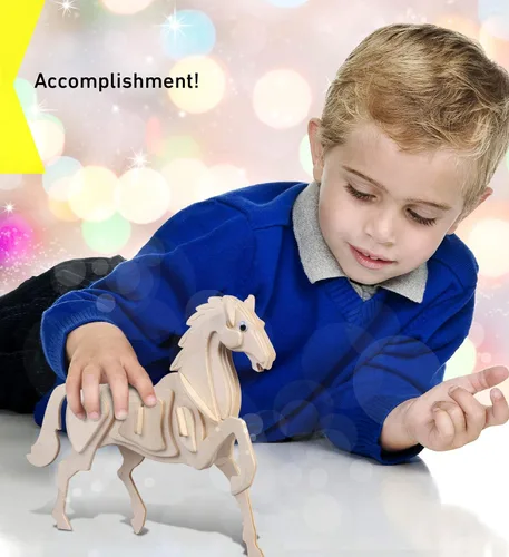 Miniatura 6 de Rompecabezas 3D - Caballo