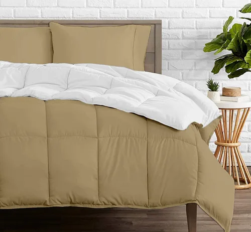 Miniatura 27 de Edredón reversible – Lujoso para todas las estaciones – 100% algodón orgánico tamaño individual XL de 68 x 92 pulgadas, 1 edredón alternativo