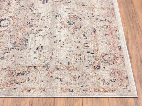 Miniatura 4 de Abani Alfombra tradicional vintage de 5 pies 3 pulgadas x 7 pies 6 pulgadas, colección Babylon, alfombra envejecida de medallón oriental, alfombras