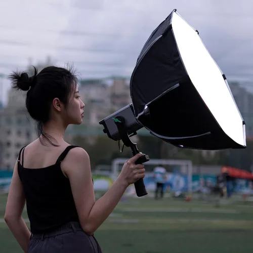 Miniatura 2 de Kit de iluminación de video LED de 80W/7800LM, montaje Bowens COB Continuous Film Lighting Studio Monolight para fotografía de moda de productos