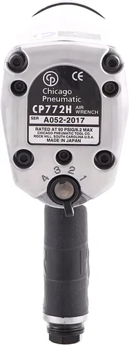 Miniatura 6 de Chicago Pneumatic CP772H - Llave de impacto neumática (3/4 de pulgada), herramienta de reparación y montaje industrial, mango de pistola, embrague