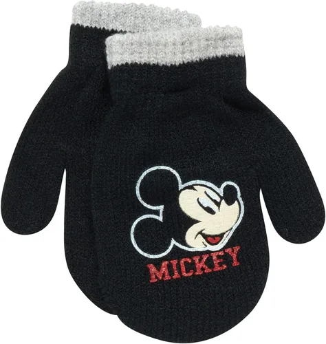 Miniatura 5 de Disney Conjunto de sombrero de invierno de Mickey Mouse y 2 pares de guantes o guantes edad 2-7