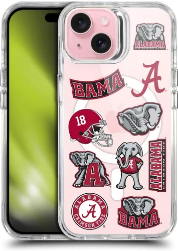 Miniatura 210 de Head Case Designs Funda de gel suave con licencia oficial de la Universidad de Alabama UA Collage compatible con Apple iPhone 13 Pro Max