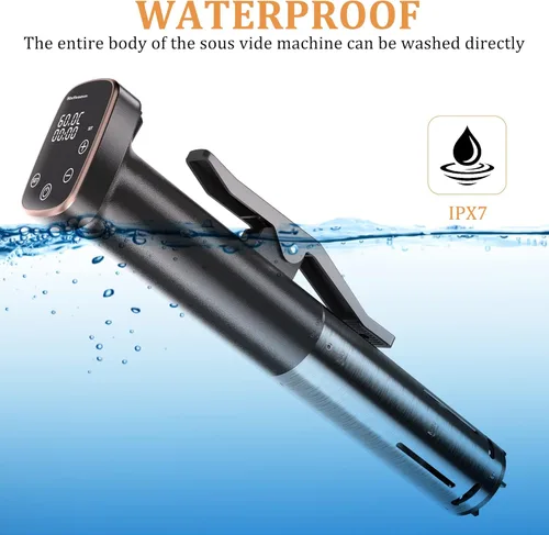Miniatura 6 de Cocina Sous Vide, Máquina Sous Vide de 1100 W, Circulador de Inmersión Cocinador de Precisión con Control Táctil, Temperatura Precisa