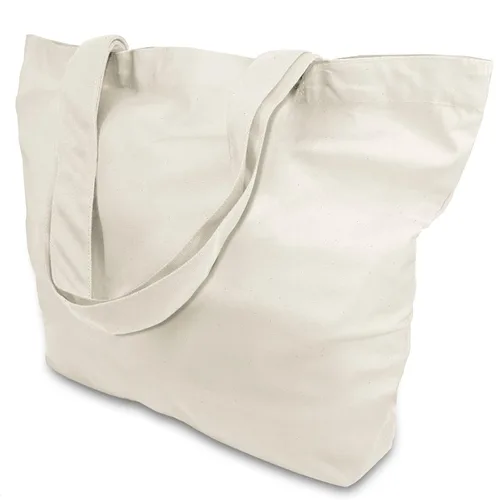 Miniatura 13 de TOPDesign - Paquete de 1 bolsa de lona de algodón, superfuerte, 12 onzas, bolsa para compras reutilizable, de tela, diseño moderno, en dos tonos