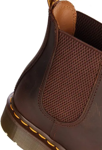 Miniatura 2 de Dr. Martens Botas Chelsea unisex, color marrón oscuro Crazy Horse, 9 US para hombre
