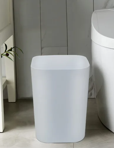 Miniatura 4 de Cubo de basura pequeño de 2 galones, cubo de basura cuadrado para baño, dormitorio, cocina, encimera debajo del fregadero