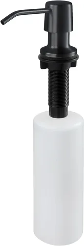 Miniatura 2 de Dispensador de jabón para fregadero de cocina, boquilla de 4 pulgadas y botella de capacidad de 16 onzas, dispensador de jabón negro para encimera