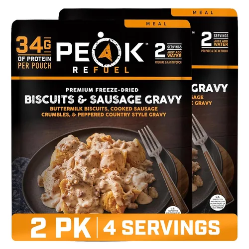 Miniatura 9 de Peak Refuel Comida seca congelada para mochileros y camping Sabor increíble Alta proteína Preparación rápida Peso ligero