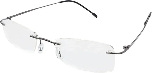 Miniatura 7 de Paquete de 3 lentes de lectura sin montura a prueba de luz azul, para mujeres y hombres, filtro antideslumbrante, anteojos ligeros