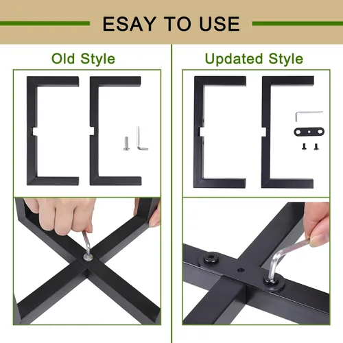 Miniatura 4 de Soporte para plantas para interiores y exteriores, soporte de metal resistente para macetas, soportes modernos de mediados de siglo, soporte