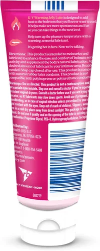 Miniatura 6 de K-Y Warming Jelly - Lubricante personal (2.5 onzas), lubricante de calentamiento no graso prémium para mujeres, hombres y parejas
